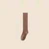 Calcetines Pequeños para Piernas Delgados Ligeramente Compresivos Calcetines Apilados Calcetines de Niño para Otoño e Invierno Hasta la Rodilla Tubo Largo Calcetines de Algodón a Juego de Colores Espesos Tubo Alto Calcetines para Muslo