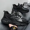 Sapatos Masculinos Versáteis e Modernos, Nova Moda Primavera Malha Respirável Sapatos Masculinos, Tênis Esportivo Casual para Corrida, Sapatos Chunky 'Dad Shoes'