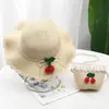 Sombrero para Niños Nuevo Sombrero de Sol de Princesa para Niñas Verano Delgado Primavera y Otoño Protector Solar para Bebés Sombrero de Pescador Bolsa