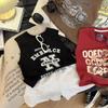 Conjunto de Roupa de Verão Infantil com Colete Duas Peças para Meninos, Meninas, Crianças Pequenas, Versão Estudante, Colete e Shorts Amigáveis à Pele, Categoria A de Algodão Puro