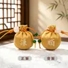 Exquisito Mini Sachet de Artemisa Bendición Zen Regalo Colgante para Teléfono Colgante para Coche Empaque de Tarjeta de Papel Sachet