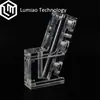 Cuerpo de Válvula Transparente Acrílico de Vinculación de Cinco Ejes Piezas Mecanizadas CNC Piezas Compuestas de Torneado y Fresado Personalizadas Pequeña Escala Desde 1 Pieza