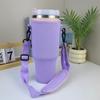 Fábrica en stock transfronterizo 40oz taza ice bully con incrustaciones de diamantes set asa Stanley set botella de agua diagonal set botella para coche