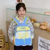 Nova Bolsa Infantil de Outono para Uso Externo Casual Mochila para Meninos e Meninas Leve na Moda Pequena Mochila de Menina Grande Capacidade na Moda