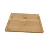 Bambu Quadrado Simples Casa Restaurante Tábua de Queijo Queijo Tábua de Queijo Bandeja de Lanche Frutas Doces Fábrica Atacado