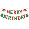 Banner de Navidad Feliz Navidad Banner de Navidad Fiesta de Año Nuevo Suministros de Navidad Accesorios para Fotos
