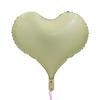 Globo de Película de Aluminio con Forma de Corazón Macarrón Nuevo de 20 Pulgadas Transfronterizo Material de Nylon Confesión Boda Decoración de Lugar de Boda