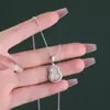 Collar de Plata de Ley 925 con Moneda Calabaza Calcedonia para Mujer, Cadena para Clavícula Estilo Chino Retro Artístico con Colgante de Fortuna
