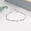 Pulsera Mobius de doble capa pulsera simple de viento frío diseño nicho novias mujeres 2022 Nuevo