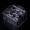 Suministro de caja de embalaje de bandeja interior de blíster de PVC, piezas de hardware, bandeja transparente, embalaje de fruta, bandeja de plástico, embalaje de blíster