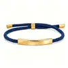 Amazon Transfronterizo Materiales de Grabado e Impresión Pulsera de Acero Inoxidable Regalo Festivo Regalo Pequeño Pulsera Tejida Joyería