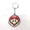 Juego de la Infancia Llavero de Super Mario Mario Super Mario Dibujo Animado Silicona Llavero de Doble Cara