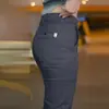 Pantalones Casuales de Hilo para Hombre, Corte Recto Delgado, Negocios, Antiarrugas, No Planchar, Forro Polar, Nueva Colección Primavera y Otoño 2026