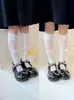 Calcetines Largos para Niñas, Malla de Verano Finos Transpirables Estilo Princesa para Pantorrilla, Calcetines Altos Anti-Mosquitos para Estudiantes de Niños Mayores