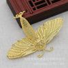Imitação Li Jingxun Joias DIY Cor Cobre Conservação de Cor 62*45mm Coroa de Pelo de Mariposa Material para Acessório de Cabelo B1563