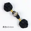 Cheongsam Bai Xi Nuevo Estilo Chino Hebilla de Disco Hecho a Mano Hoja de Oro Ojo de Gato Mandala Hebilla de una Palabra Traje Tang Dinastía Han Botones Decorativos