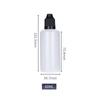 Botella puntiaguda, botella exprimible, botella de plástico translúcida de 10 ml y 30 ml para gotas para los ojos, botella pequeña, subbotella de pigmento de PE.