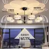 [Transfronteiriço] Novo Balcão de Bar Minimalista Estilo Chinês Quarto Mármore Cobre Total Luminária Pendente Pequena de Cabeceira com Iluminação Criativa de Jade de Espectro Completo