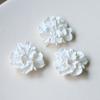 Mismo Estilo de Zhen Tu Zhao Lusi Estilo Francés Ultra-Hada Flor de Plisado Tridimensional Accesorios de Resina Materiales para Pendientes Hechos a Mano DIY