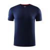 Camiseta de manga curta com gola redonda e secagem rápida, logotipo personalizado impresso, verão, respirável, corrida, fitness, esportes, top com estampa de figura