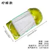 Hamaca Inflable de Agua de PVC con Punto Transfronterizo Verano Hoja Azul Juguete Acuático para Exterior Cama Flotante en Forma de U con Orificio para Vaso
