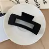 10,5cm Clip de Garra Quadrado Fosco Transfronteiriço Grande Volume de Cabelo Acrílico Garra de Cabelo Avançada Presilha de Tubarão de Cabelo Feminina