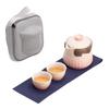 Lotus Uma Panela Duas Xícaras Copo Expresso Bolsa Portátil para Acampamento ao Ar Livre Conjunto de Chá de Viagem Traje de Chá Simples para Casa
