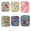 Amazon Herramienta de Ganchillo Bolsa de Cosméticos Tejido Impreso Set de Agujas para Suéter de Ganchillo DIY Bolsa de Ganchillo Floral