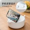 Zhenghui con soporte para teléfono móvil caja de fideos instantáneos lonchera para estudiantes dormitorio lonchera grande portátil para el trabajo dibujos animados temporizador burbuja