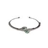 Pulsera de Serpiente Verde Pequeña Diamante Completo Lujo Ligero para Mujer 2023 Nueva Explosiva Diseño Único Pulsera Nicho Pulsera de Alta Gama