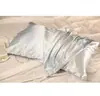 Funda de almohada de color sólido imitación seda, funda de almohada de confort para verano para adultos, funda de almohada de belleza fresca, pieza única, personalizada por el fabricante