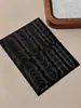 Yitu Estampa de Formiga Estilo Francês Preto Spray Tinta Unha Arte Adesivos Simples Versátil Tendência Decorações de Unha Atacado Yt126