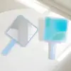 Espelho de Mão Portátil Quadrado, Espelho de Beleza de Alta Definição, Espelho de Maquiagem de Plástico, Presente, Personalizável, Atacado, Espelho Pequeno de Alto Valor