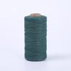 Cordão de Algodão Colorido de 2mm DIY Tapeçaria Tecida à Mão Cordão de Algodão Grosso e Fino Cordão de Amarrar Cordão