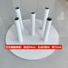 Adereços de Casamento Base de Chapa de Aço Ferro Base de Papel Floral Rodonda Layout de Casamento ao Ar Livre Placa de Piso Haste de Flor Branca