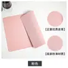 Tapete Isolante Antiderrapante com Partículas Monocromático Retangular Personalizado Tapete de Couro Simples Moderno à Prova de Óleo para Mesa de Jantar e Tapete para Tigelas