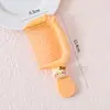 Gafas de dibujos animados de colores dulces peine para el pelo de gatito de alta calidad portátil para el hogar peine para el pelo liso sin enredos peine para coleta