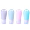 Furo para Pendurar Garrafa Portátil Garrafa Armazenamento de Artigos de Higiene Pessoal terno Amostra de Emulsão Cosmética Garrafa de Silicone para Engarrafar