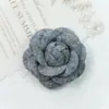 Tecido Retro Pequena Camélia Perfumada Rosa Flor Estéreo Artesanal DIY Broche Flor de Sapato Acessórios de Cabelo Decoração