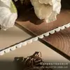 Em estoque Novo Lolita Bordado Solúvel Em Água Lace Leite Seda Único Lado Flor Onda Lace Lace Código De Barras