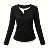 Roupas de maternidade para outono e inverno, nova camiseta dupla função para amamentação e gravidez, conjunto de leggings de cintura alta com suporte abdominal ajustável para gestantes