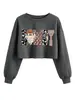 Amazon eBay Estación Independiente Moda Casual Mujer sombrero de vaquero howdy Sudadera corta Fantasma Comercio Exterior