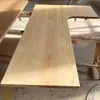 Tablero de Mesa de Madera Maciza, Tablero de Madera de Olmo Viejo, Barra de Cocina de Madera de Pino Natural, Pieza Entera con Bordes Naturales, Tablero para Ventana de Mirador
