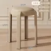 Cadeira de Plástico Espessa Empilhável para Casa Restaurante Mesa de Jantar Banqueta Pequena Uso em Casa Alugada Cadeira de Jantar Nórdica Leve de Luxo Influenciador