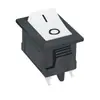 Interruptor basculante KCD1 interruptor cuadrado blanco de cuatro patas interruptor de alimentación de dos posiciones interruptor basculante resistente a la temperatura retardante de llama