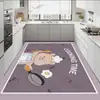Las alfombrillas de suelo para cocina de lodo de diatomeas son antideslizantes y a prueba de aceite, se limpian con un paño y son lavables, alfombrillas para pies resistentes a las manchas en la entrada, alfombrillas absorbentes y alfombras