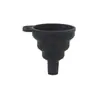 Spot de fábrica embudo plegable de silicona de grado alimenticio mini portátil cocina drenaje de aceite retráctil resistente a altas temperaturas