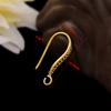 Material de latón, bricolaje, hecho a mano, gancho para la oreja, accesorios, producción simple, pendientes de moda, pendientes, venta al por mayor, nuevo producto Zhongxing