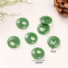Novo Estilo Chinês Fivela Ping An Acessórios de Vidro Fivela Ping An de Jade Sintético Topázio de Jade Branco Colar Fivela de Princesa Pingente DIY Pingente