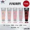 Set de Pintura Acrílica Personalizado de 75 ml, Impermeable y que no se decolora, Adecuado para Pintura DIY en Estudio, Se puede imprimir con logotipo